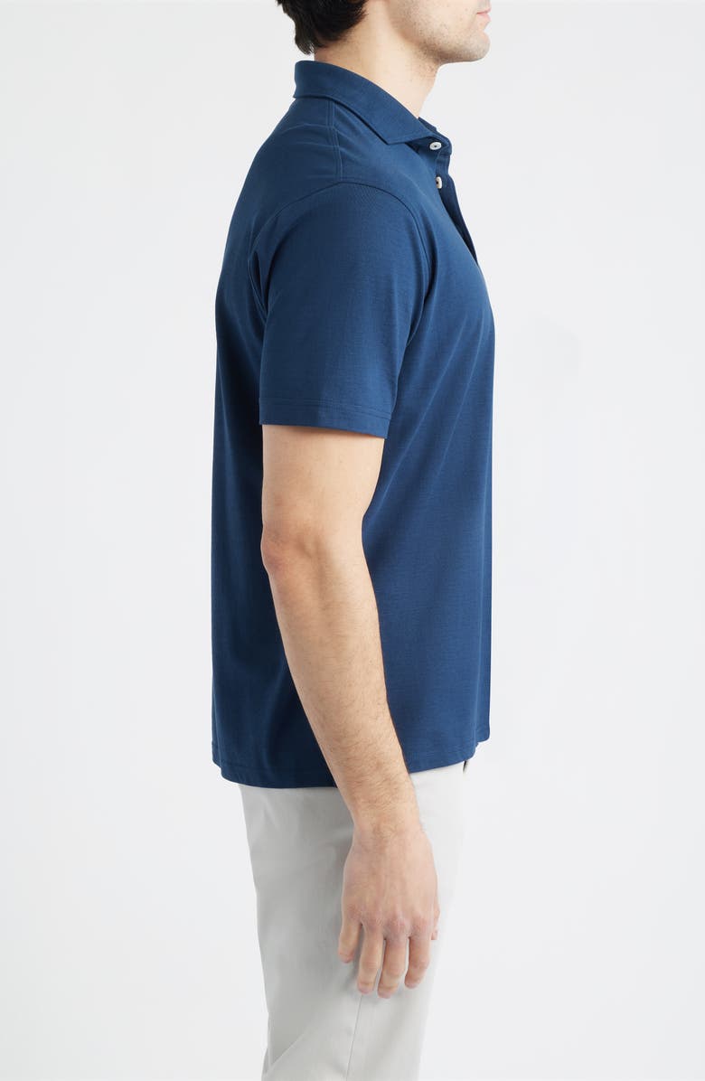 Peter Millar Cool Cotton Polo, Alternate, color, Navy