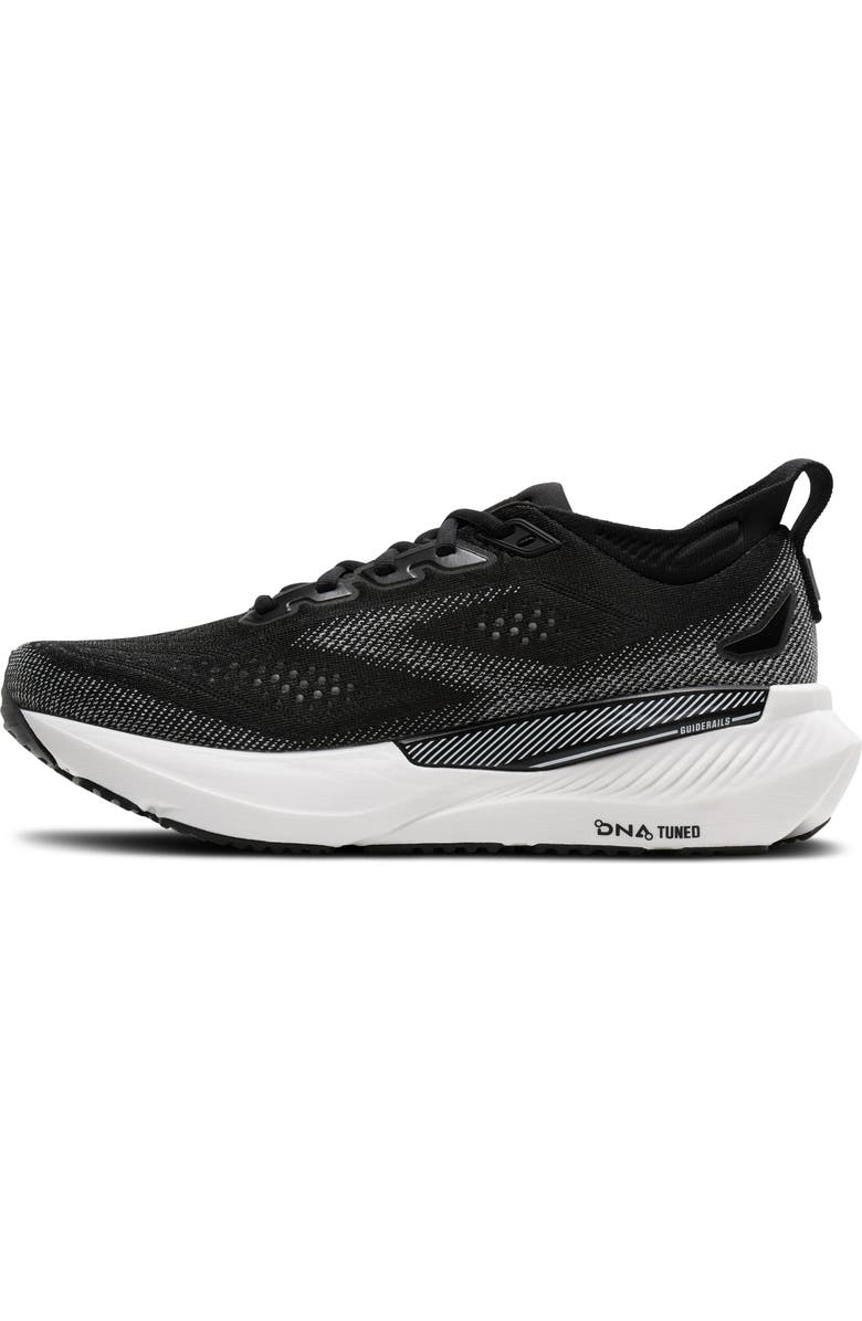 Brooks Glycerin GTS 23 Running Shoe, Alternate, color, Black/ Grey/ White