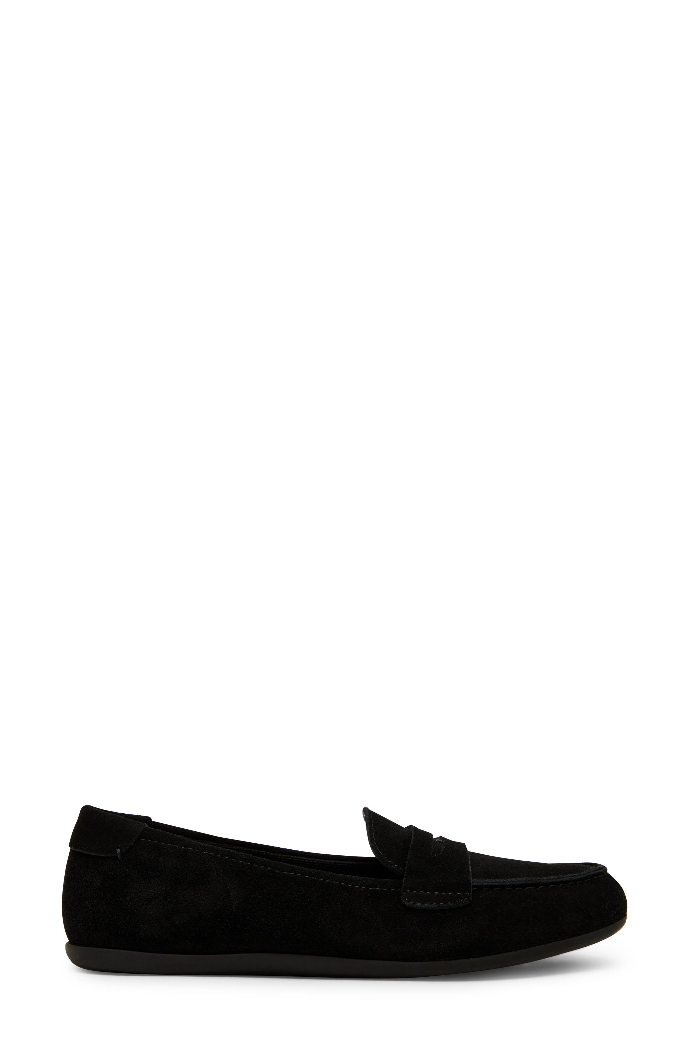 Blondo Felisha Waterproof Loafer, Alternate, color, Black Suede
