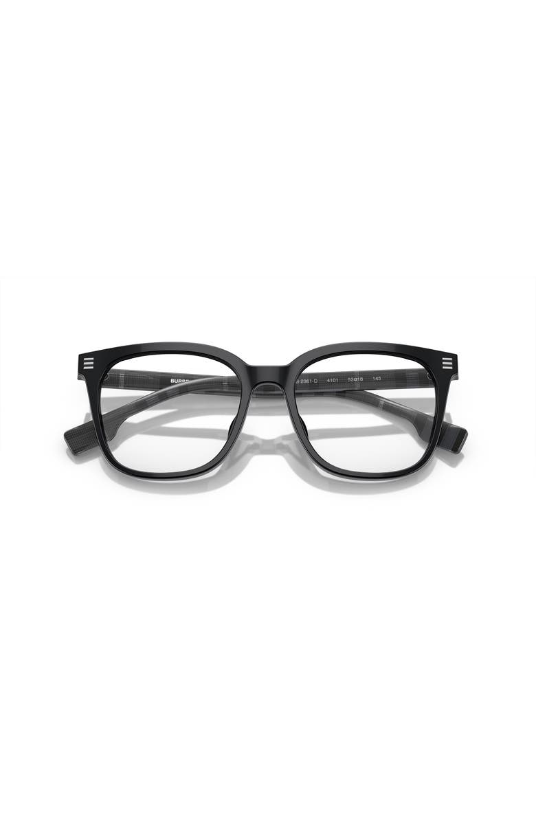 Burberry 53mm Square optical glasses, Alternate, color, Black