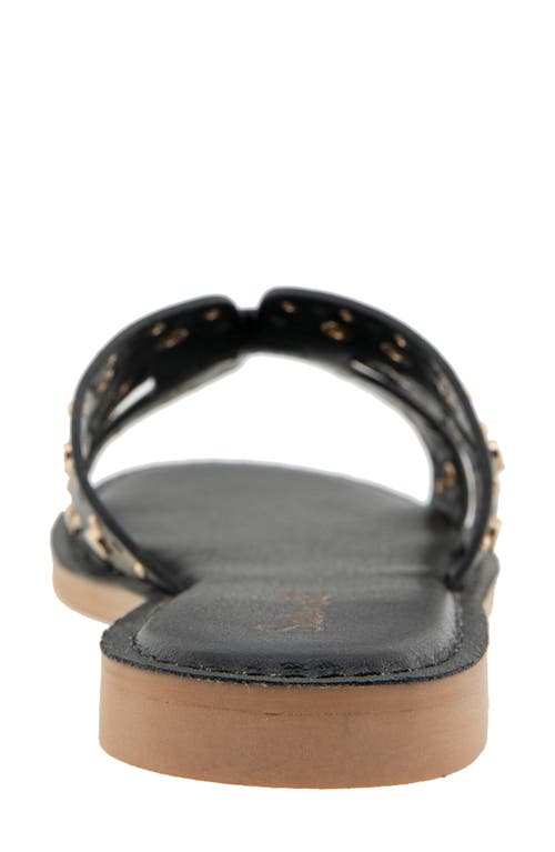 Splendid Samira Studded Slide Sandal In Black