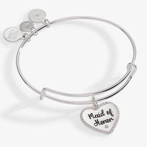 Mother of the Bride Heart Bangle