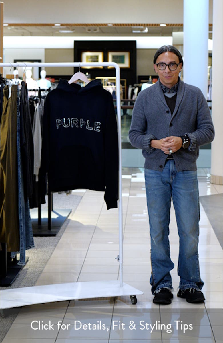 Logo Cotton French Terry Hoodie, sales video thumbnail