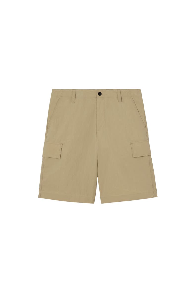 Burberry Nylon Cargo Shorts, Main, color, Sparrow Beige