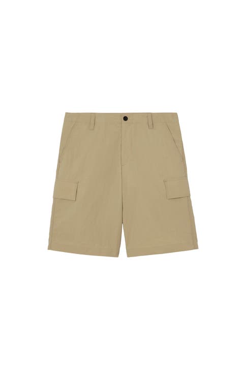 Nylon Cargo Shorts
