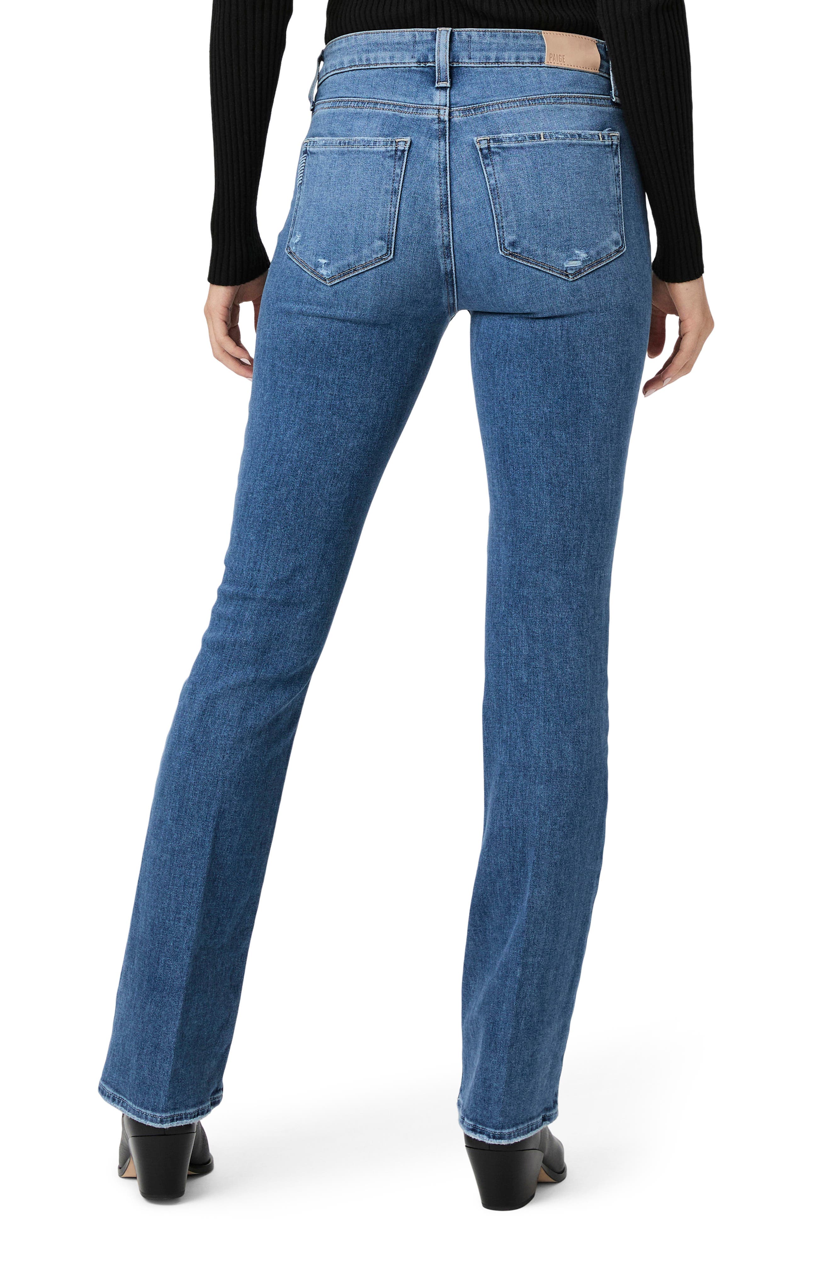PAIGE Manhattan High Waist Bootcut Jeans (Women) | Nordstromrack