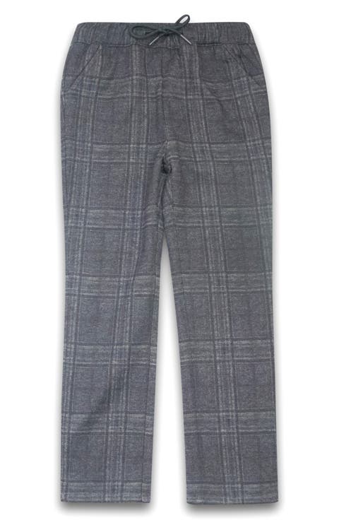 Kids' Everyday Windowpane Stretch Pants
