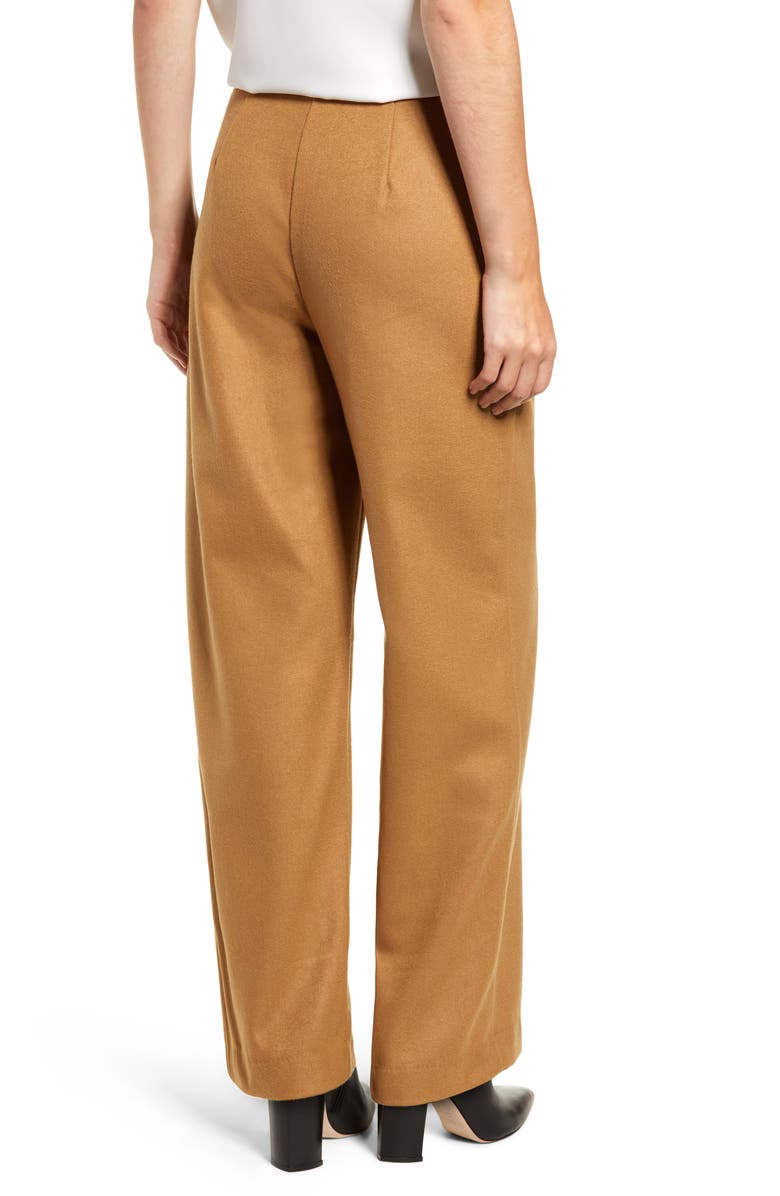CHRISELLE LIM COLLECTION Chriselle Lim Victoria Button Wide Leg Pants, Alternate, color, 