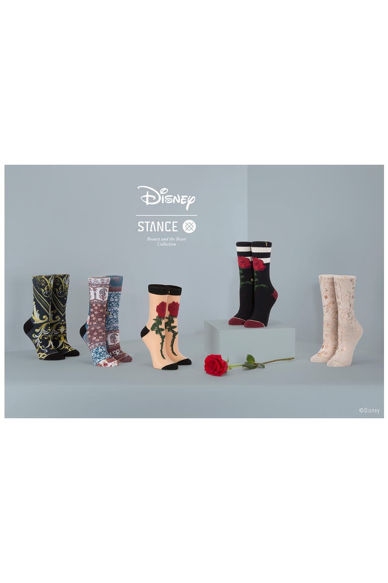 x Disney® Beauty and the Beast The Rose Socks, Alternate, color, MULTI