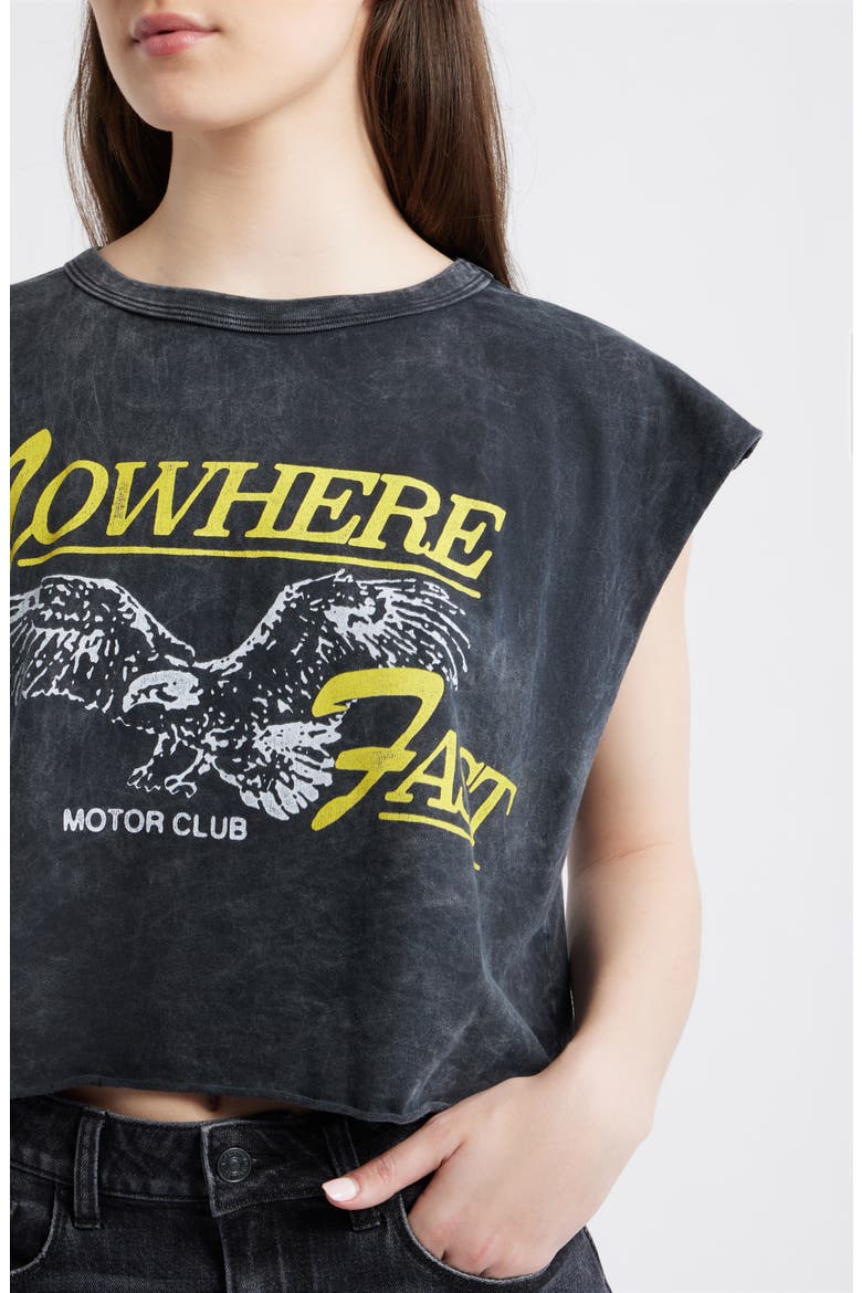 Nowhere Fast Graphic Sleeveless T-Shirt, Alternate, color, REACTIVE BLACK ACID
