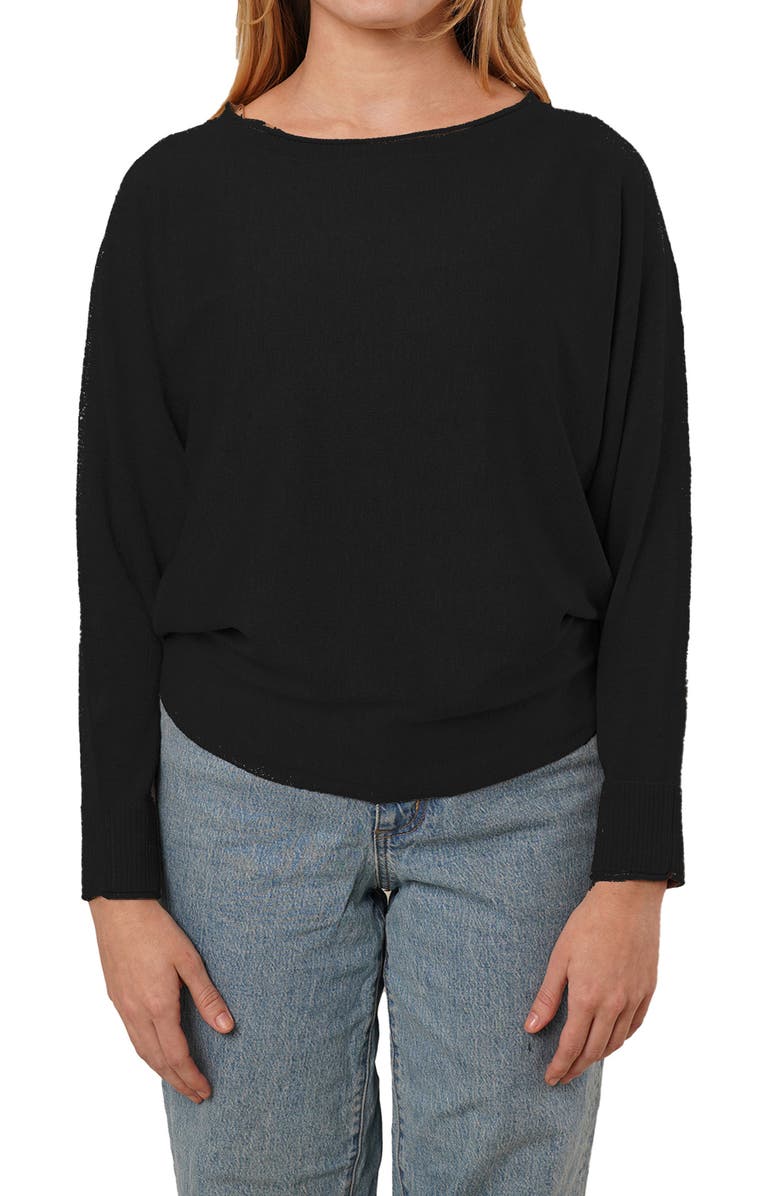 CYRUS Dolman Sleeve Sweater, Main, color, Black