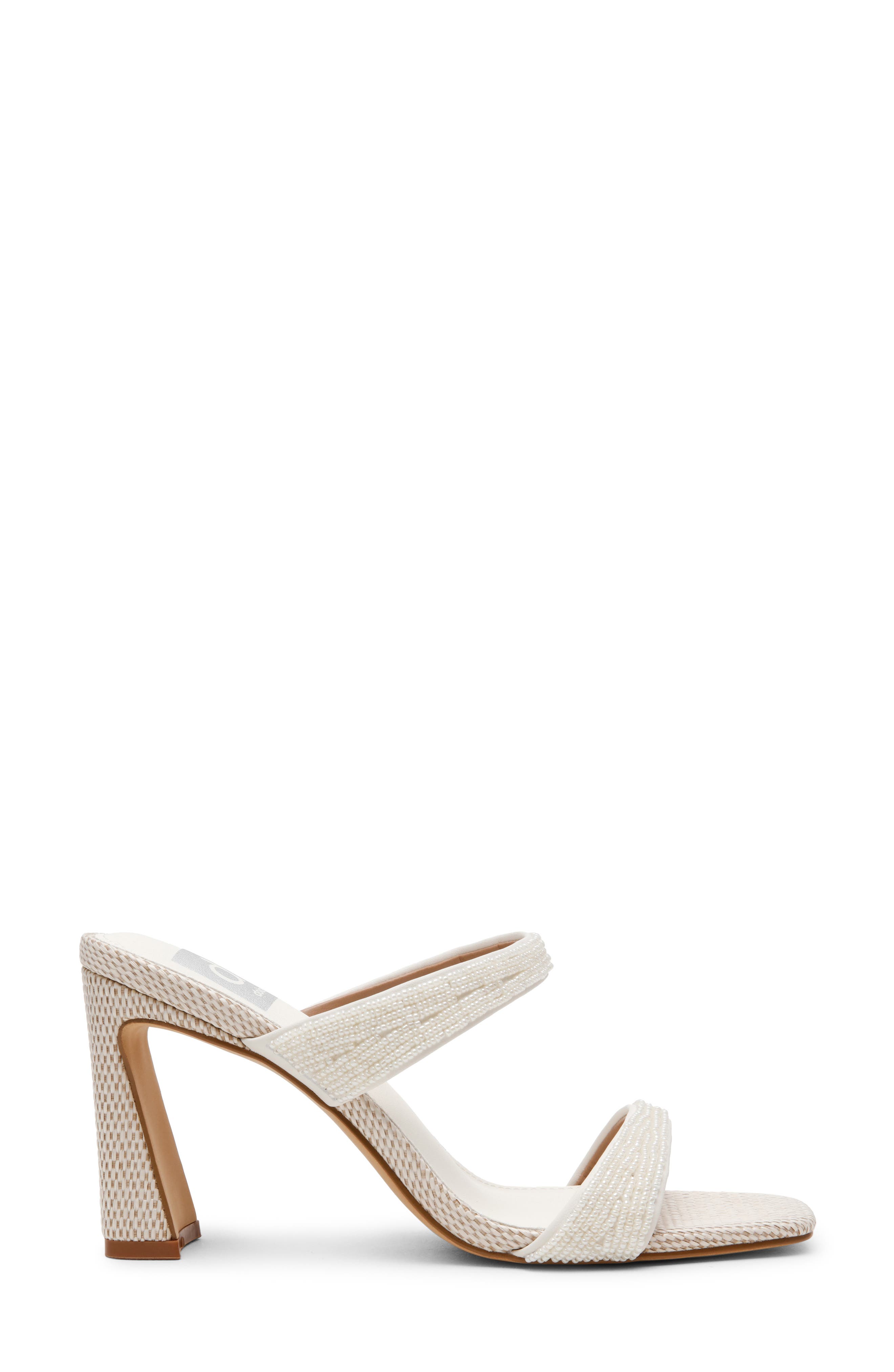 Veniss Slide Sandal, Alternate, color, IVORY