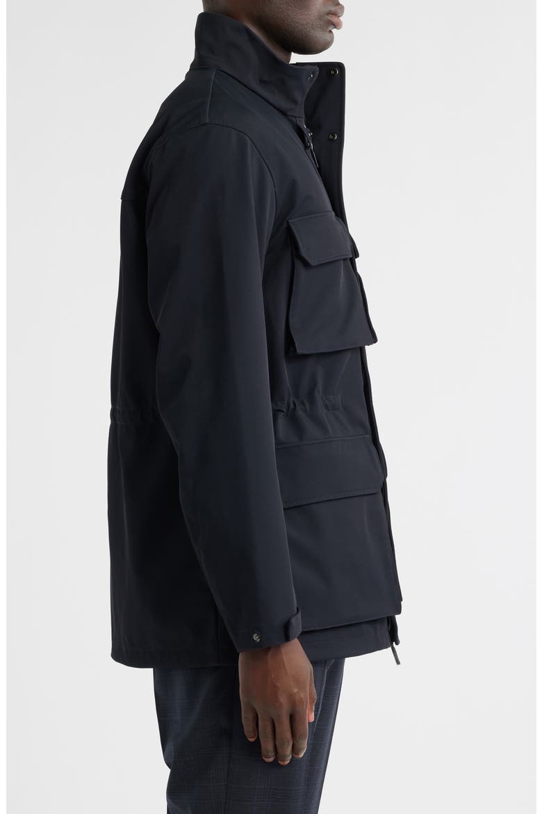 Bellows Pocket Jacket, Alternate, color, SOLID BLUE NAVY