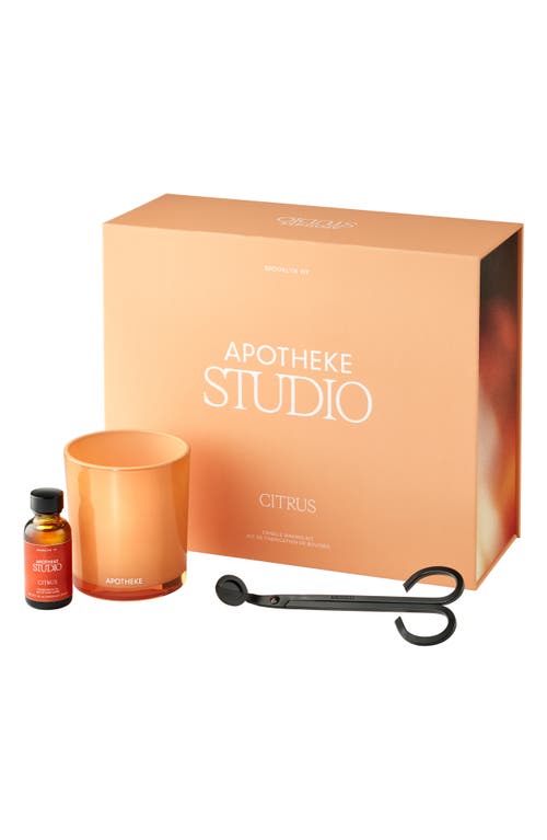 Apotheke Candle Making Kit In Orange