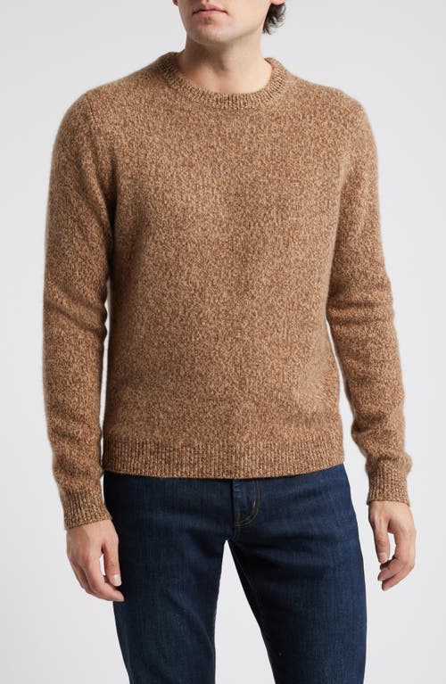 Scott Barber Marled Cashmere Sweater in Driftwood Marl 