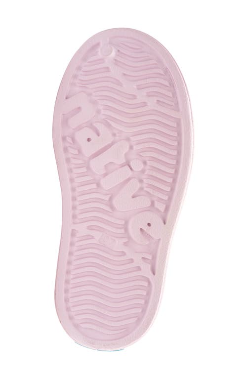 Native Shoes Kids' Jefferson Bling Glitter Slip-on Sneaker In Barely Pink Bling/barely Pink
