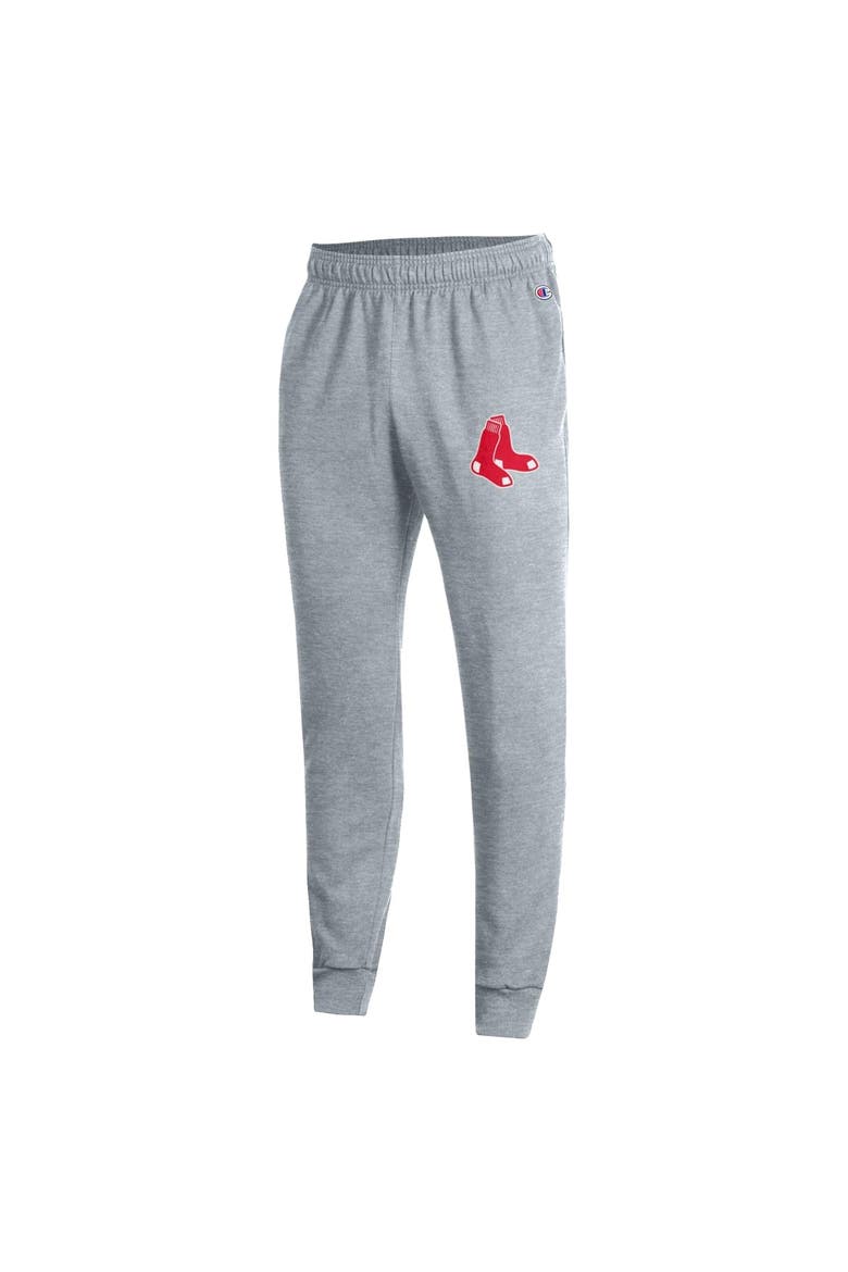 Men's Champion  Heather Gray Boston Red Sox Powerblend Joggers, Alternate, color, Heather Gray