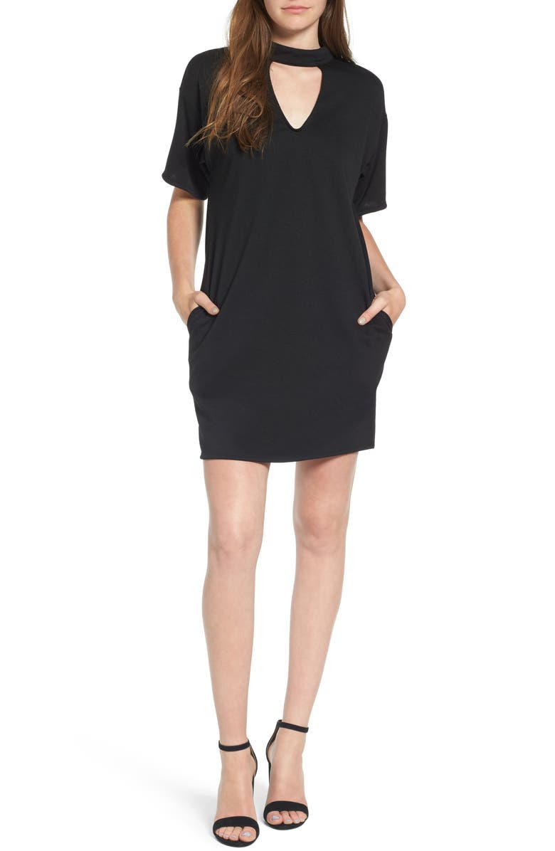 Dee Elly Gigi Cutout T-Shirt Dress, Main, color, 