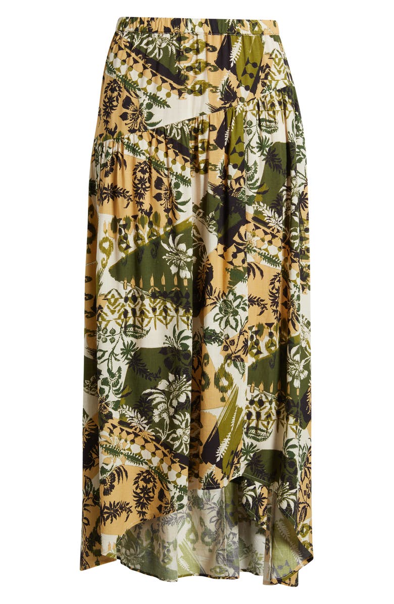 CITY BLUES Faux Wrap Midi Skirt, Alternate, color, 