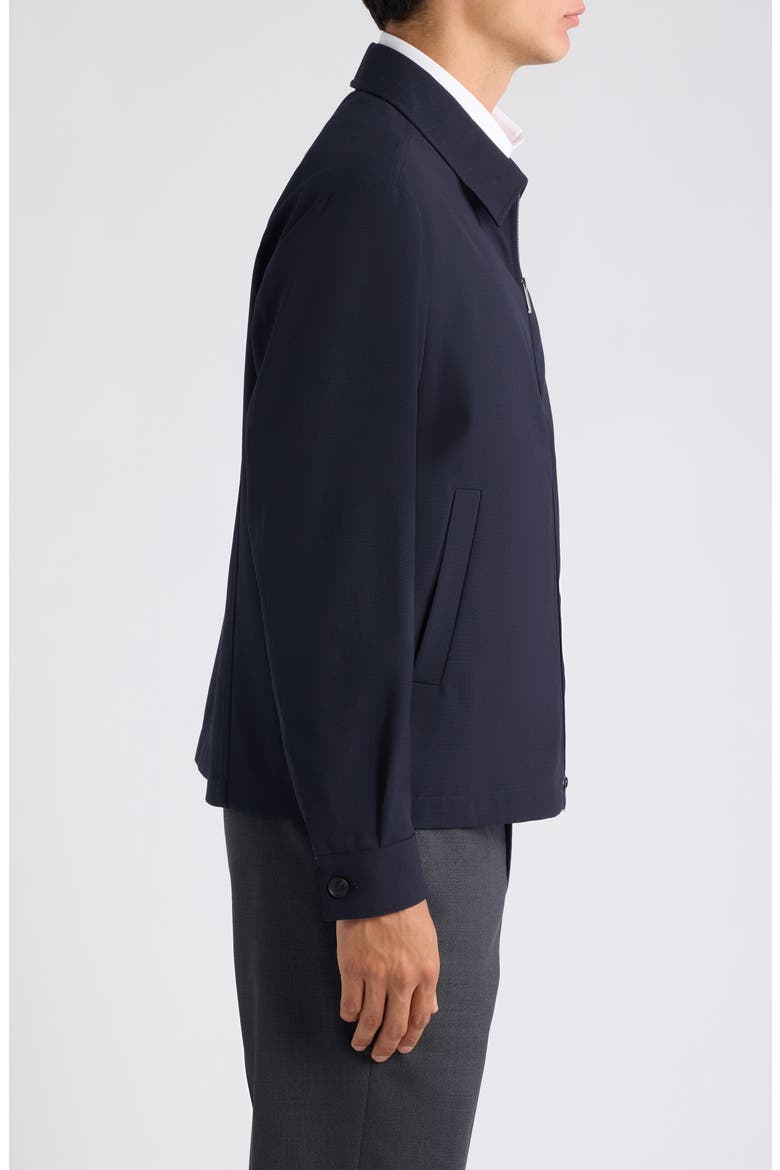 Virgin Wool Zip Jacket, Alternate, color, DARK BLUE