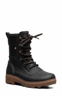 Holly Lace-Up Waterproof Rain Boot
