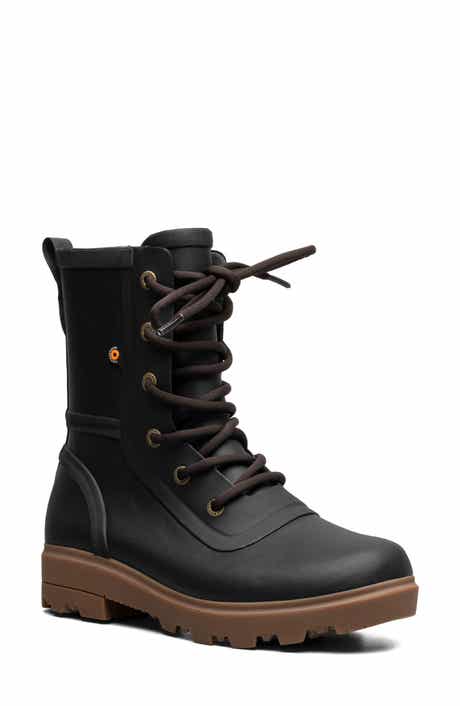 Holly Lace-Up Waterproof Rain Boot