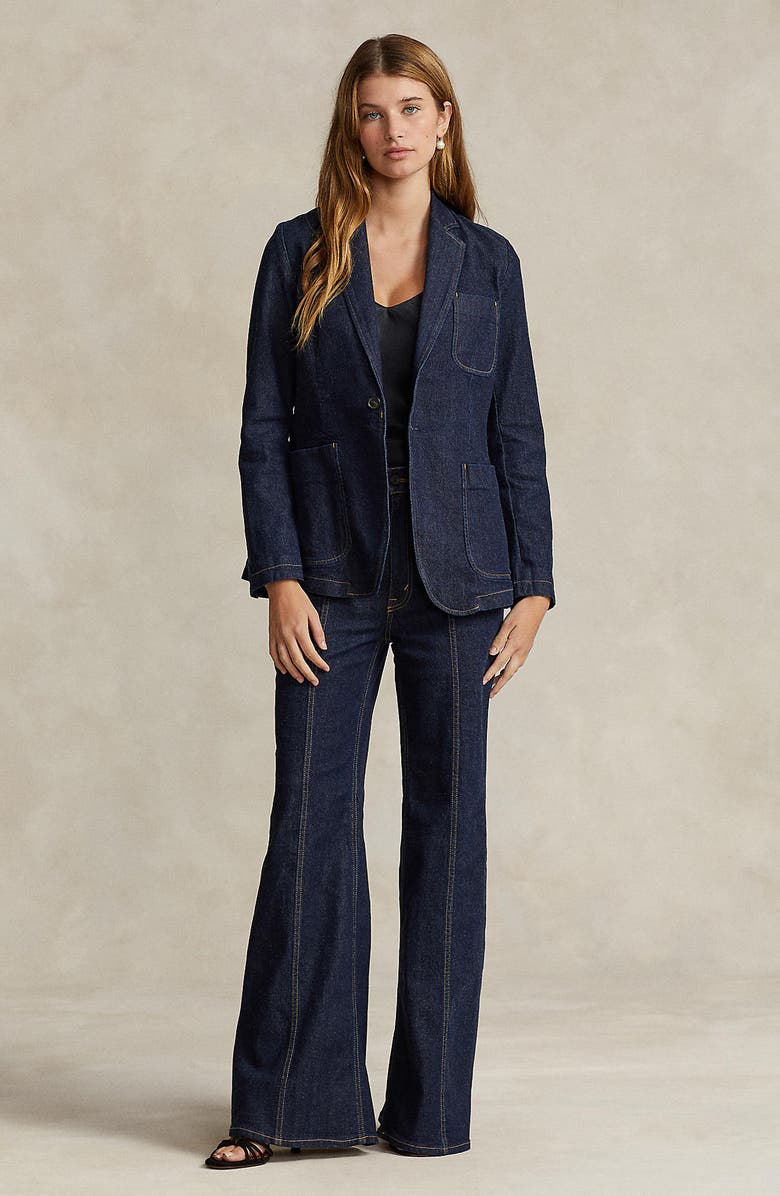 Polo Ralph Lauren High Waist Flare Jeans, Alternate, color,