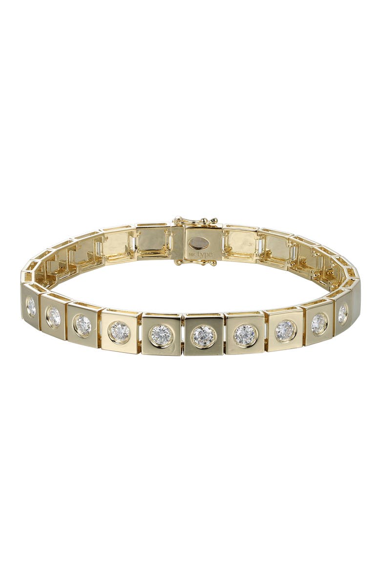 Leggo XL Diamond Tennis Bracelet, Main, color, GOLD