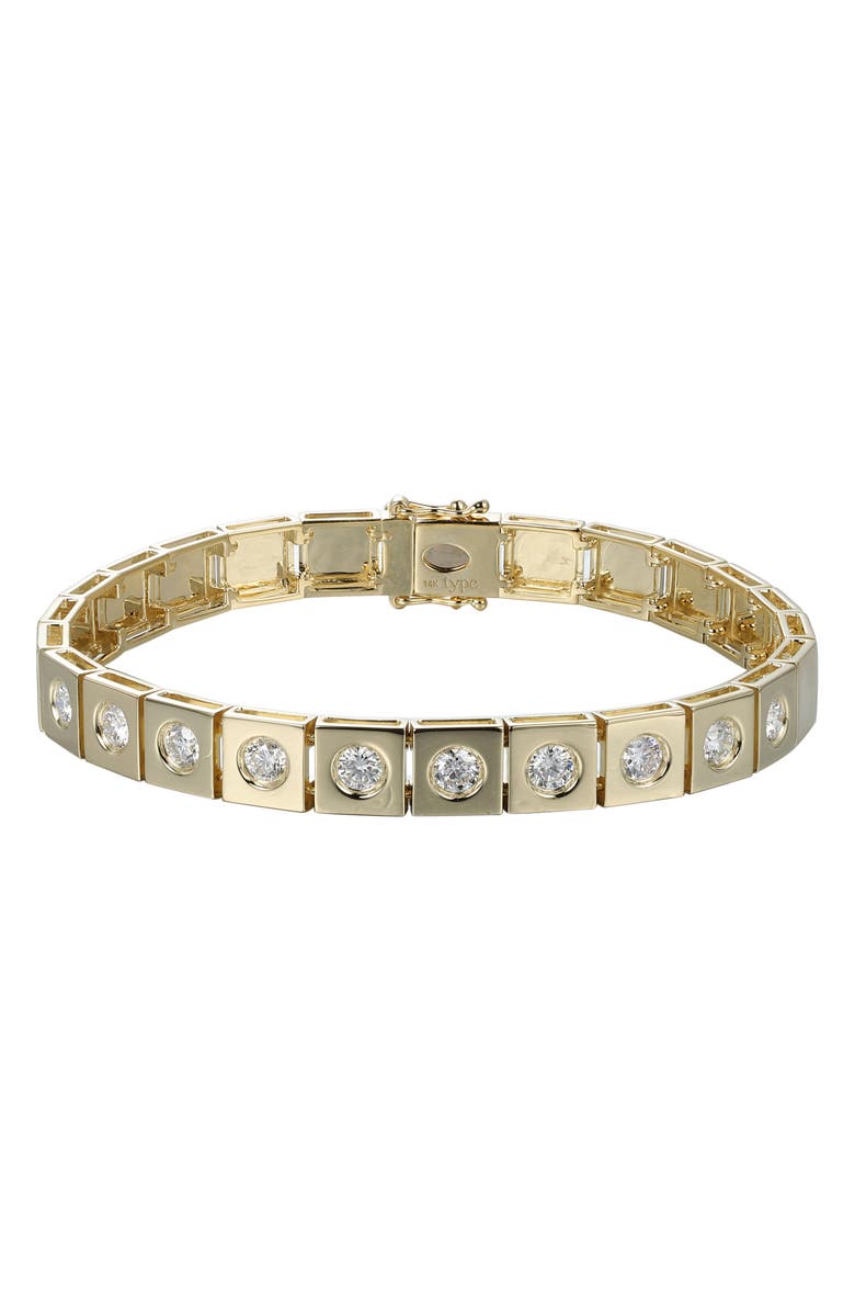 TYPE JEWELRY Leggo XL Diamond Tennis Bracelet, Main, color, Gold