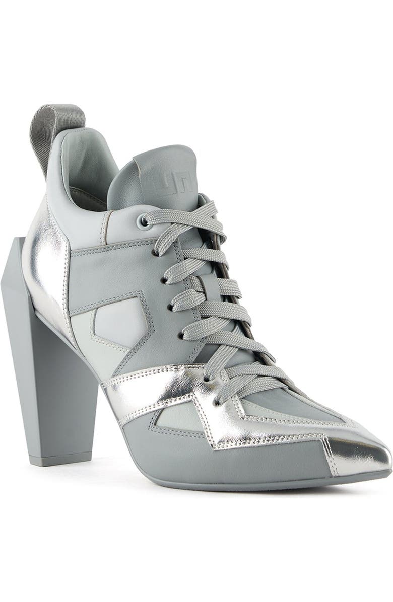 United Nude Gem Sneaker Hi, Alternate, color, Irony