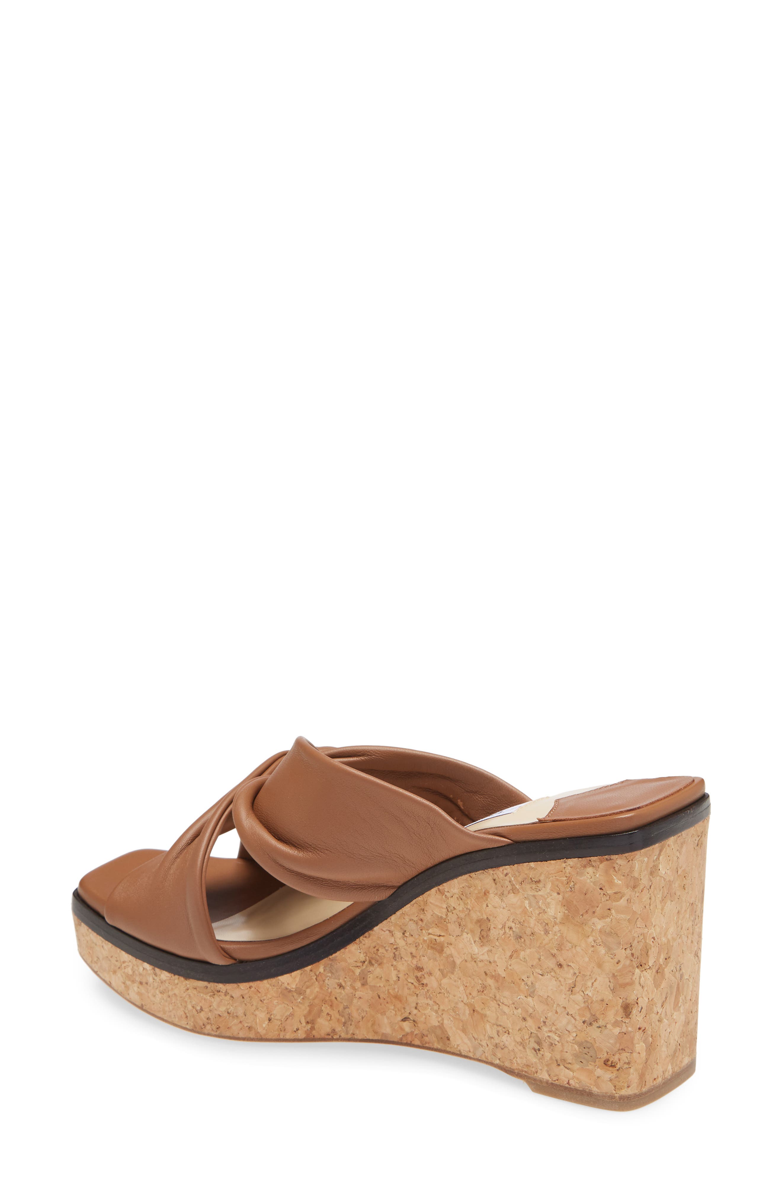 Jimmy Choo Narisa Twist Platform Wedge Sandal, Alternate, color, 