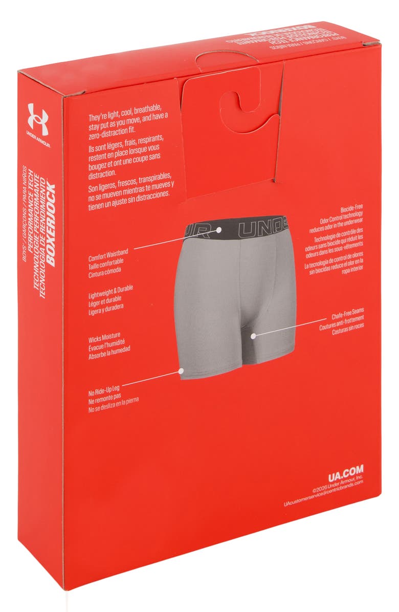 Under Armour Assorted 3-Pack UA Performance Tech<sup>™</sup> Boxer Briefs, Alternate, color, 