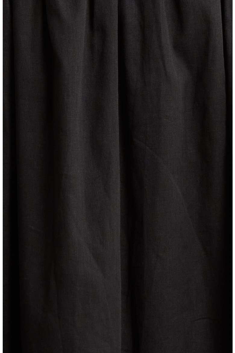 Zelda Smocked Long Sleeve Maxi Dress, Alternate, color, BLACK