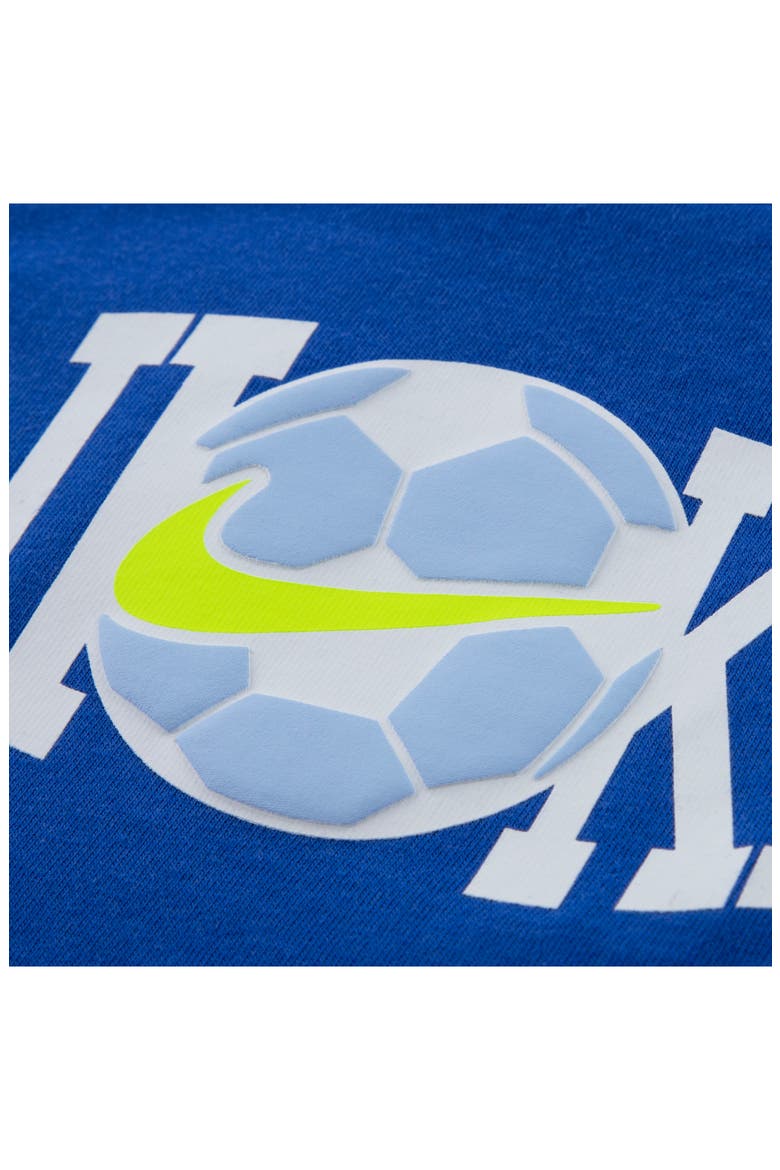 Soccer Graphic T-Shirt & Shorts Set, Alternate, color, GAME ROYAL