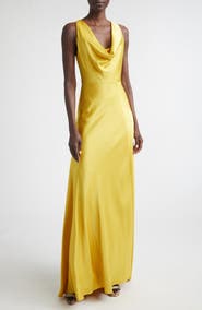 ST. JOHN Liquid Satin Gown