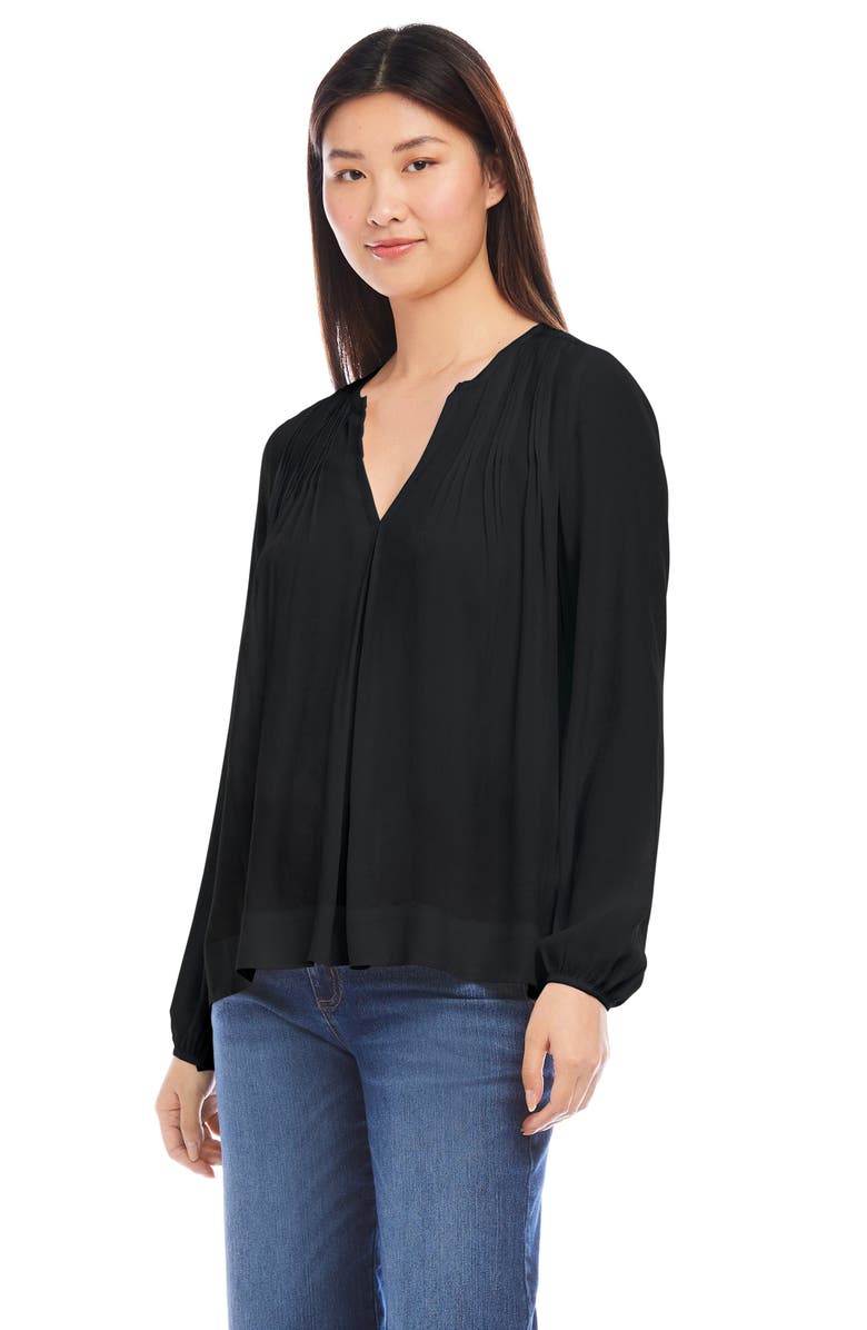 Karen Kane Pintuck Pleated Crepe Top, Alternate, color, 