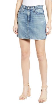 AG Vera Denim Miniskirt