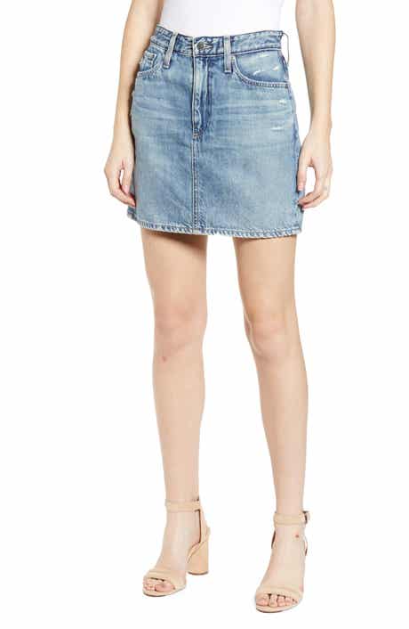 AG Vera Denim Miniskirt