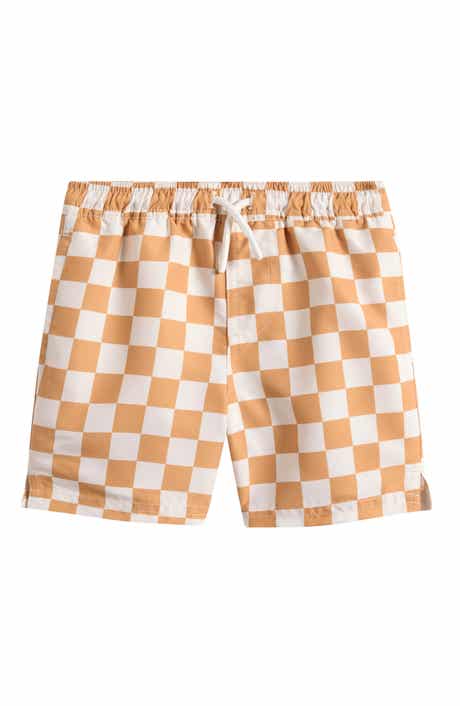 Checkerboard Swim Trunks