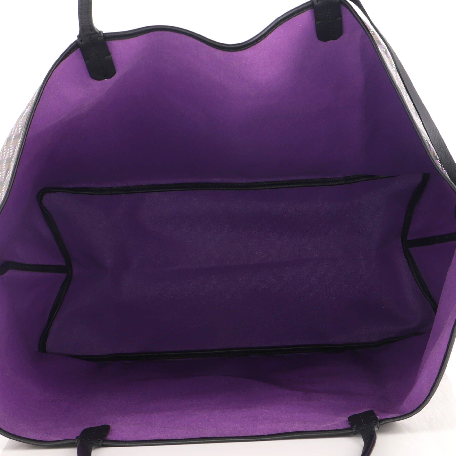 Saint Louis Tote Claire Voie Coated Canvas GM, Alternate, color, Purple
