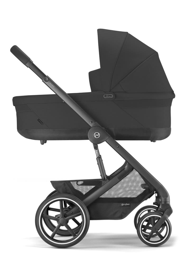 Balios S Lux Stroller + S Lux Cot Travel System, Alternate, color, MOON BLACK