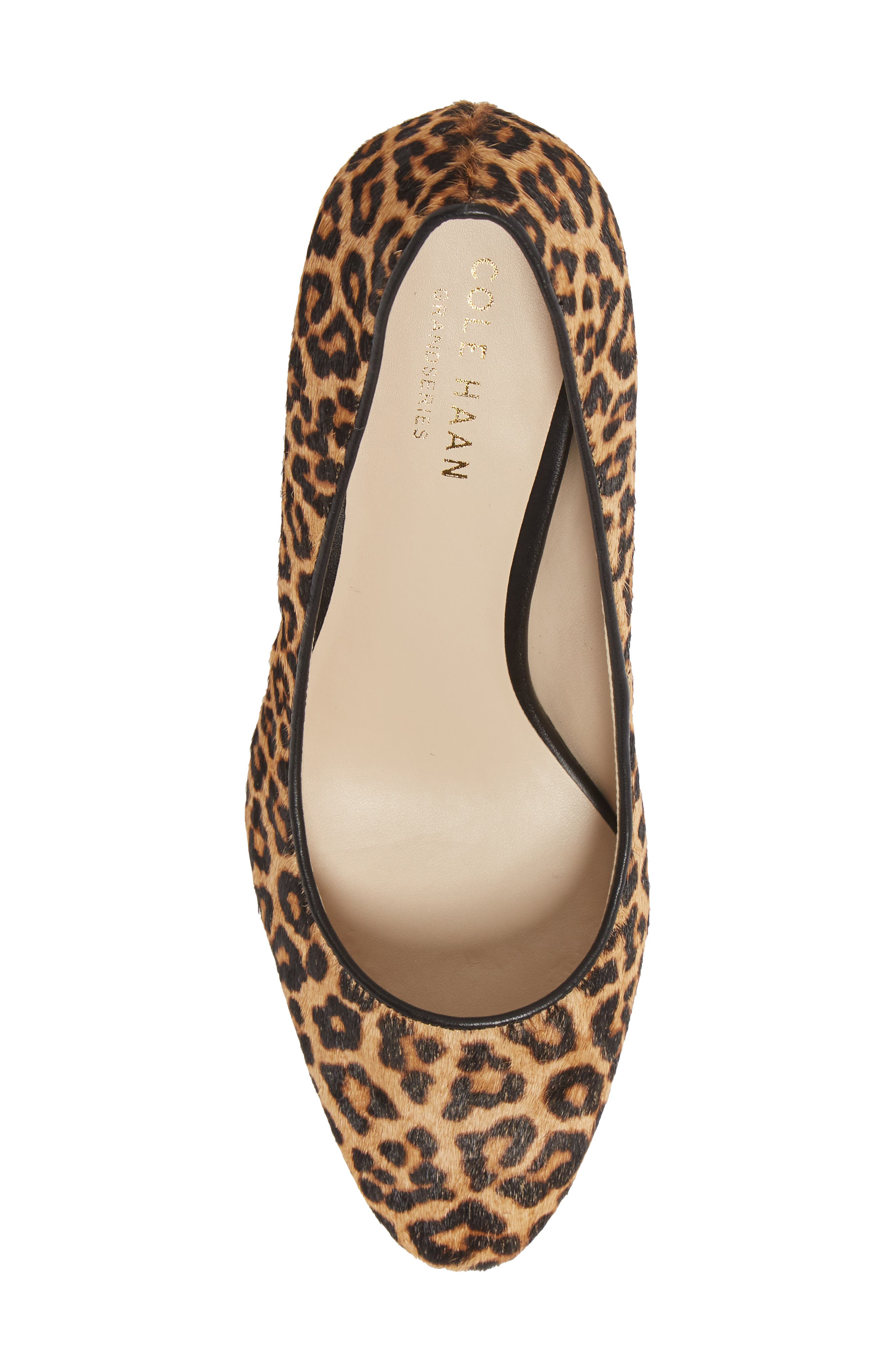 Marit Genuine Calf Hair Wedge Pump, Alternate, color, LEOPARD PRINT CALF HAIR