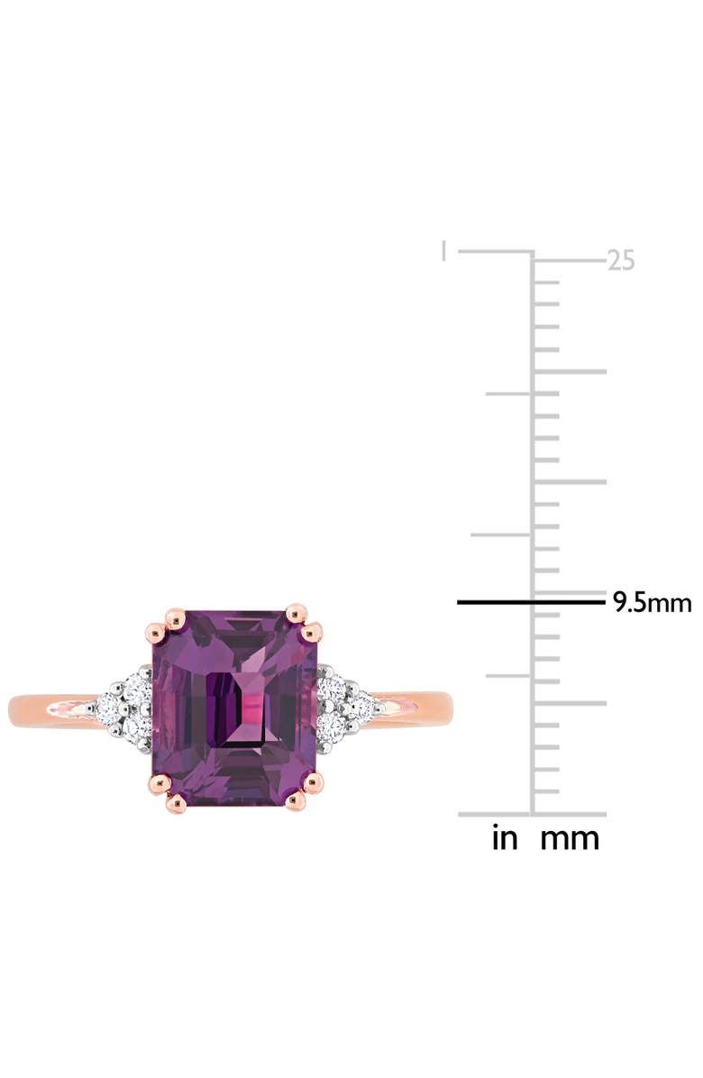 Julianna B. Violet Spinel & Diamond Cocktail Ring 14k, Alternate, color, Spinel