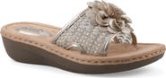 CLIFFS BY WHITE MOUNTAIN Chill 2 Wedge Slide Sandal - Wide Width Available
