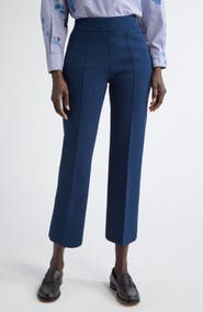 Lafayette 148 New York Foley Crepe Knit Flare Ankle Pants