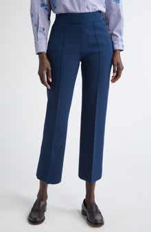 Lafayette 148 New York Foley Crepe Knit Flare Ankle Pants