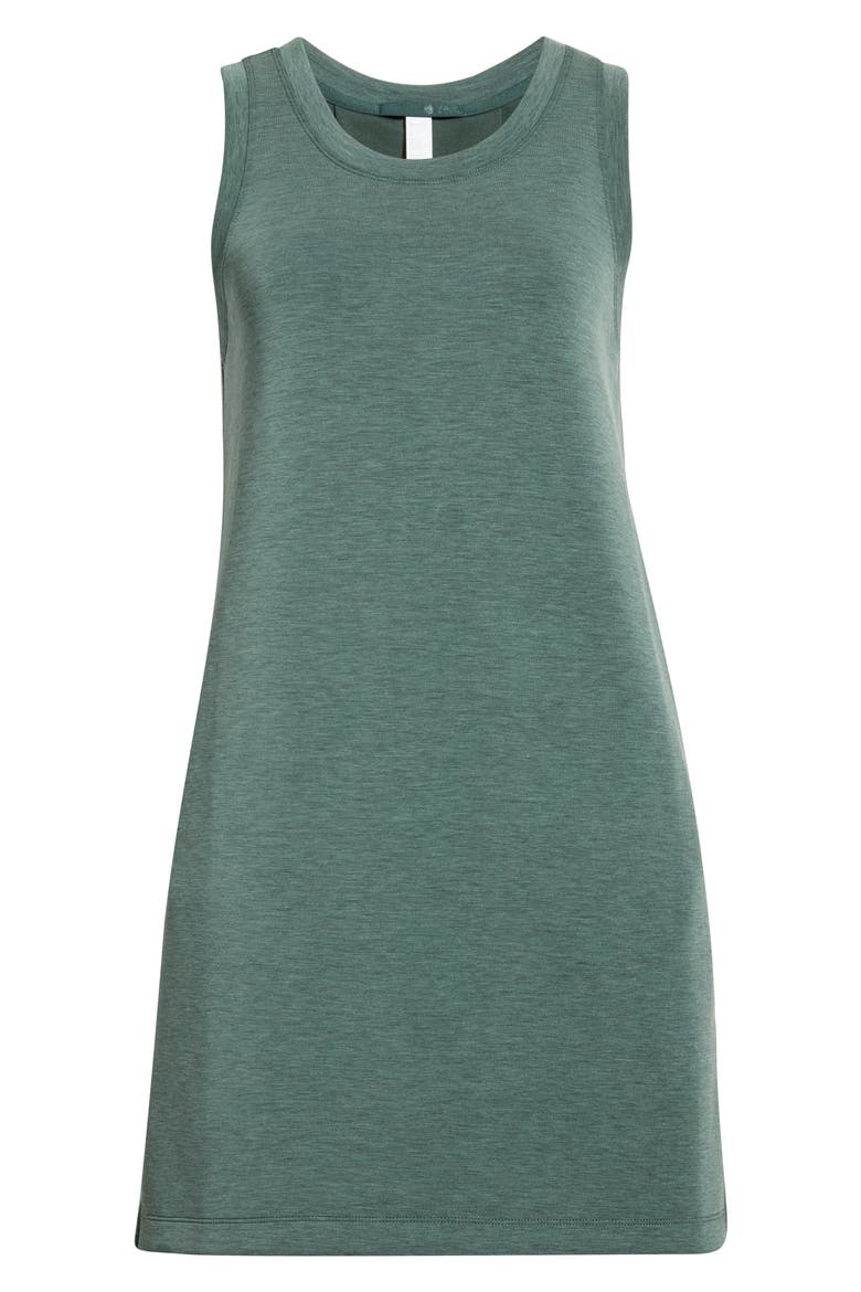 Soft Luxe Tank Dress, Alternate, color, GREEN BALSAM HEATHER