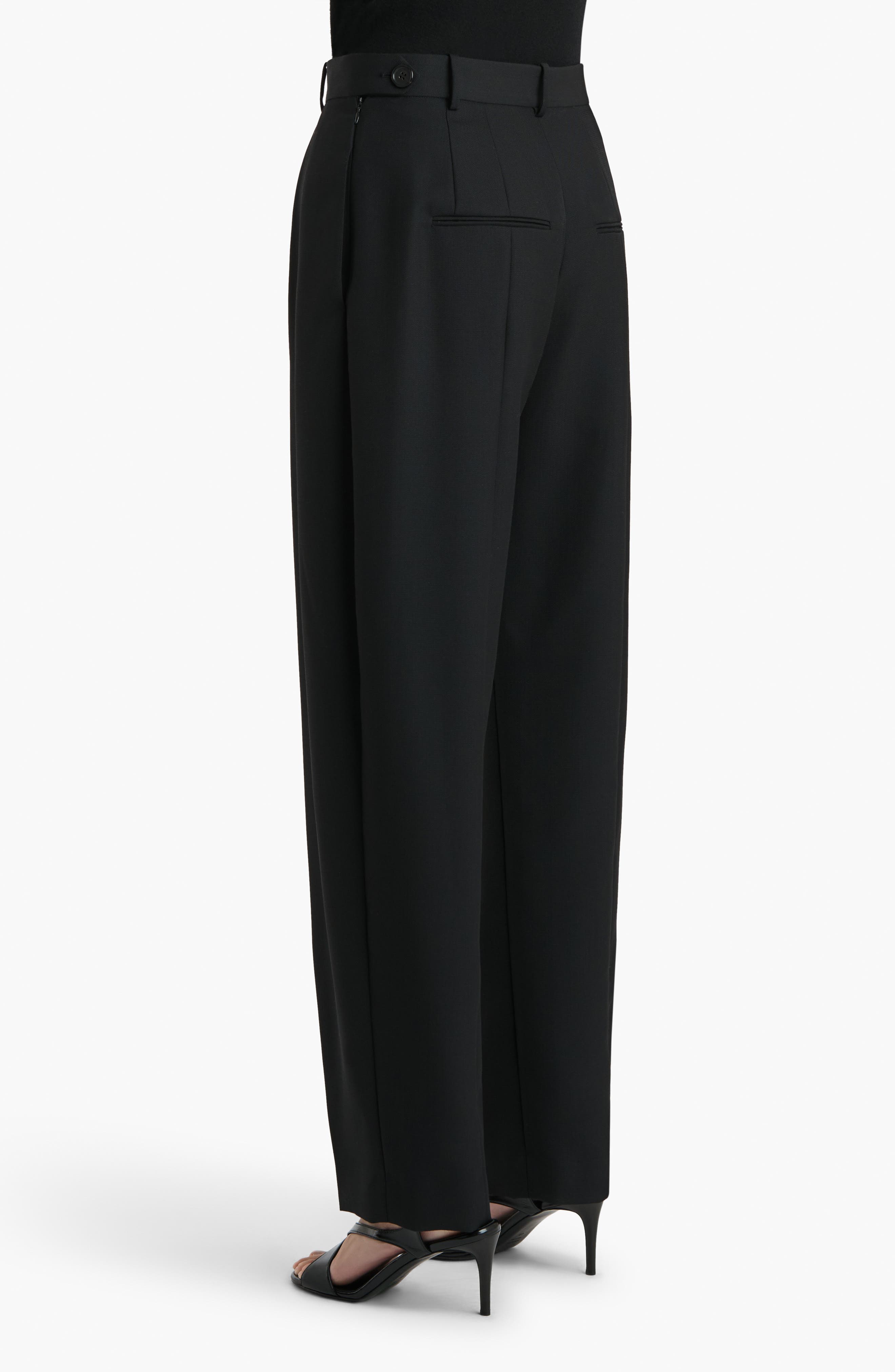 Dugan Pleated Wool Pants - image 2