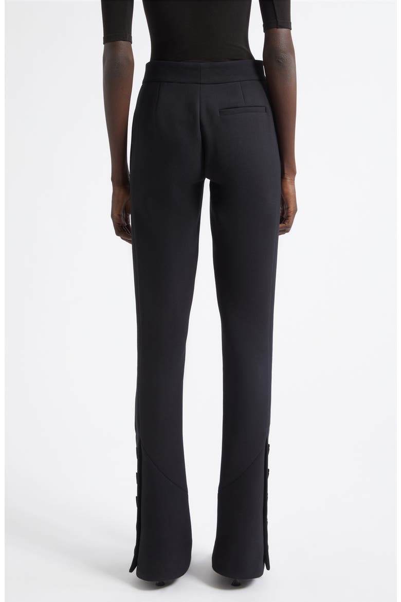 Althea Straight Leg Bi-Stretch Pants, Alternate, color, BLACK
