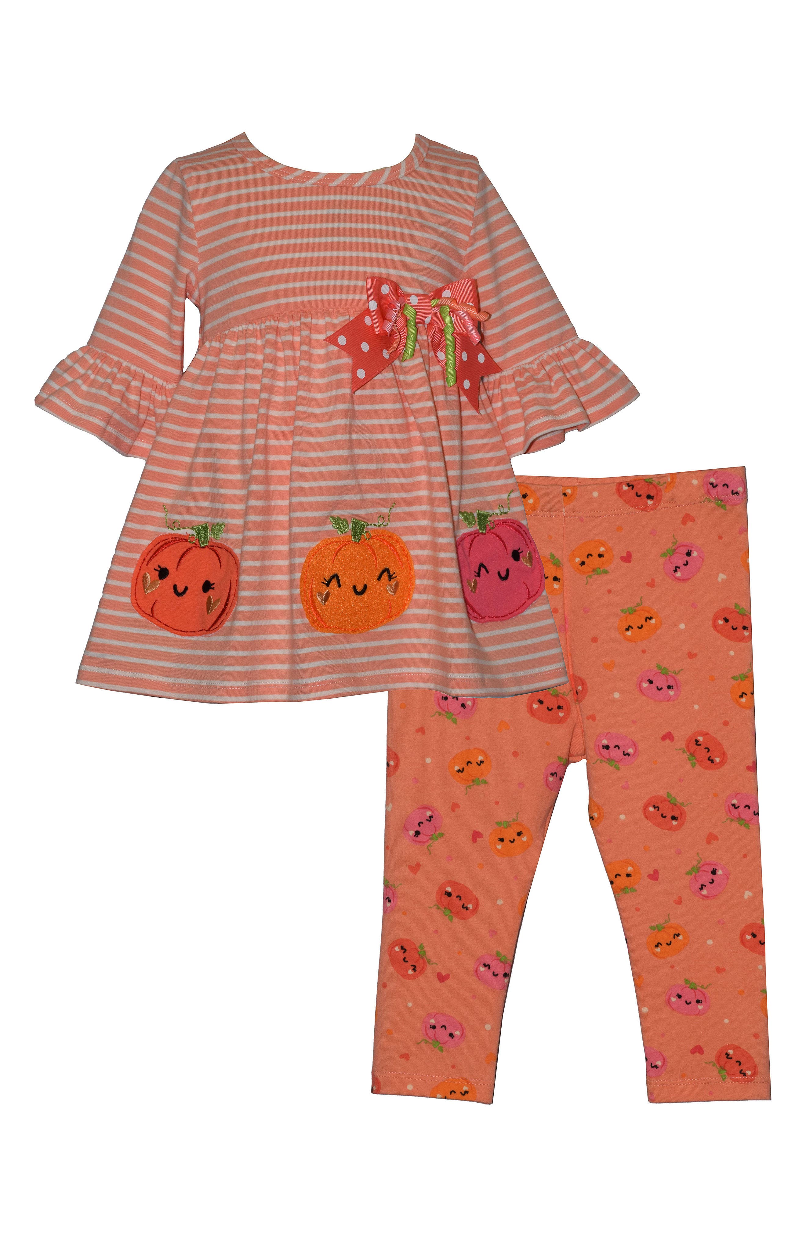 Kids' Happy Pumpkin Top & Leggings Set